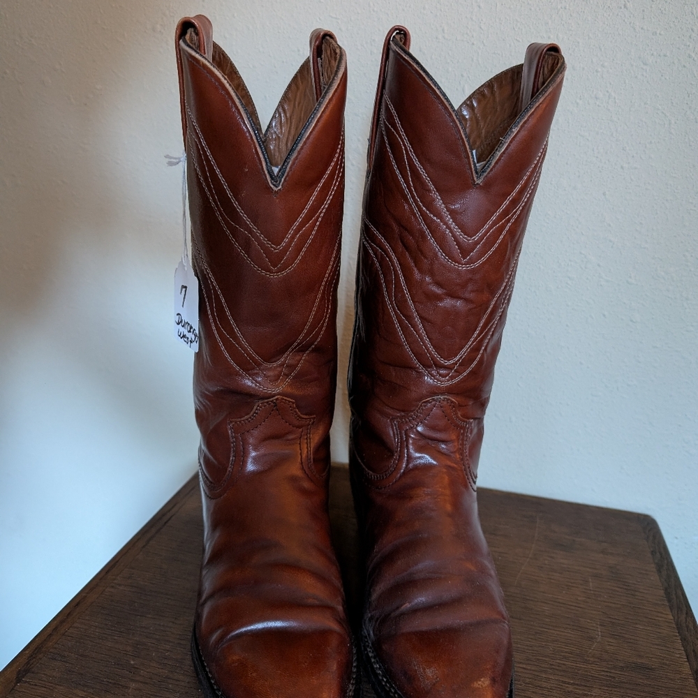 Durango Brown Heeled Boots